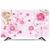 Housse anti-poussière TV Housse anti-poussière Style nordique Crystal Hight Quality TV Cover Hanging Curved Flat Screen TV Couverture universelle Serviette R230803