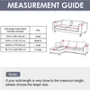 의자 덮개 거실을위한 탄력적 소파 커버 커버 스트레치 슬립 코버 홈 장식 1 2 3 4 Seater Funda 230802