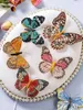 Chinese Style Products Beginner Butterfly Embroidery Kits With Hoop Diy Hand Brooch Embroidery Sewing Handmade Needlework Set Decor