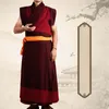 Tibetaanse Lama Mouwloze Kleding Lange en Verdikte Dongga Hemdje Tibet Winter Warmte Behoud Monastieke Monnik Kleding Man