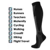 Chaussettes de sport Running Chaussettes de compression Bas 2030 mmhg Hommes Femmes Chaussettes de sport pour Marathon Cyclisme Football Varices 230803