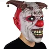 Parti Maskeleri Cadılar Bayramı Korkunç Maskeler Korku Parti Cosplay Palyaço Lateks Maske Çanları Demon Palyaço Yaşam Maskesi Tam Yüz L230803