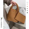 Abottegas Tote Bag Vneta Jodie Mini Teen Intrecciato Designer Duiken Geweven Tas Handgeweven Handheld Bucket Bag Veelzijdige Crossbody Mother Bag