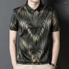 Męskie koszule T-SPREDNED LAPEL TIME T-shirt Odzież 2023 Summe ograniczone pulovery krótkie koszulki z krótkim rękawem