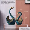 Novelty Items A Couple Of N Statue Home Decor Scpture Modern Art Ornaments Wedding Gifts Decoration Accessories For Living Room T200 Dhgse