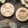 Gift Wrap Engagement Ring Box Personalized Wooden Ring Box for Wedding Custom Proposal Engraved Ring Bearer Anniversary Gifts for Her 230802