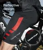 Calções de ciclismo Santic Men acolchoados 4D verão à prova de choque MTB Road Bike calças reflexivas exercício 230802