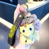 Söt anime nyckelring charm nyckelring fob hänge härlig imp dollpar par studenter personlig kreativ valentins dag gåva a8 ups