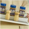 Storage Holders Racks 3 Tier Expandable Spice Organizer Plastic Kitchen Cabinet Shelf Pantry Countertop Seasoning Drop Delivery Ho Dhzjb