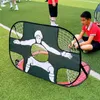 Bollar Barn fotbollsmål vikbara barn mål Net Portable Mini Folding Soccer Mål Training mål Kids Net Training Mål 230803