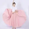 Stage Wear 540 Degree 2 Layer Chiffon Skirt Ballet Dance Women Long Skirts Dancer Practice Classical Modern Dancewear