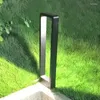 Lampada da giardino a LED impermeabile moderna colonna in alluminio per esterni cortile paesaggio dissuasori luminosi