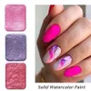 Nagel glitter konst pigment set fast metallisk akvarellfärg krom pulvergradient marmoreffekt skimmer manikyr damm nt1915 230802