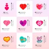 50Pcs Cartoon Love Stickers Waterproof Vinyl Stickers Non-random for Car Bike Luggage Laptop Skateboard Scrapbook Water Bottle Decal