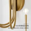 Wall Lamps Nordic Candle Curved Tube Luxury Designer Bedroom Bedside American Living Room Sconces Lights Lighting Fixtures