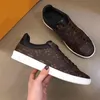 New Paris men casual shoes sutra printing rainbowcom bination black brown Mens designer fashion leisure sports shoess 2023