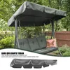 Camp Furniture Swing Canopy Replacement TearResistant WaterProof Polyester Accessories Outdoor Porch For Park Balcony Garden