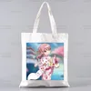 Einkaufstaschen Madoka Magica Puella Magi Mahou Shoujo Kyubey Homura Hakemi Kaname Mami Einkaufstasche Unisex Canvas Schulter