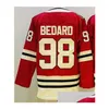 Yoga Outfit Hockey Jerseys Conner Bedard 98 Red White Color S-Xxxl Stitched Men Jersey Drop Delivery Sports Outdoors Fitness Supplies Dh3Ik