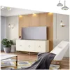 Housse anti-poussière New Luxury TV Housse anti-poussière Pure Weatherproof Anti-poussière Protéger LED Télévision Tissu Coureur Tissu Tapis Housse de coussin R230803