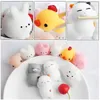 Jouet de décompression 30 Pcs Squishies Kawaii Mochi Mini Animal Soulager Le Stress Jouets Doux Squishy Cadeaux Animaux Mignons Divers Pièces Aléatoires 230802