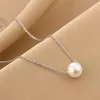 Ketten Europäischen und Amerikanischen Stil Temperament Einfache Shell Perle Halskette Mode Licht Luxus Personalisierte Kragen Kette Großhandel