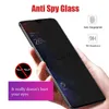 Cell Phone Screen Protectors 1-3PCS Anti Spy Peep Screen Protector for Galaxy Samsung A51 A71 A21S A31 A41 A42 A21 A12 A11 Magic Privacy Tempered Glass x0803