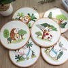 Chinese Style Products Animal DIY Embroidery for Beginner Pattern Printed Cross Stitch Needlework Sewing Art Craft Painting