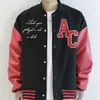 Mens Jackets American retro letter embroidered jackets coat street hiphop pilot baseball uniform Y2K couple casual loose jacket top 230803