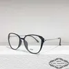 2024 Luxusdesigner Sonnenbrille Brillenrahmen ist eine weibliche Internet -Berühmtheit und der gleiche CH003 Plain Black Cat Eye Myopia -Rahmen kann in unterschiedlichen Grad übereinstimmen