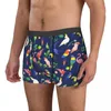 Underpants Men Tropical Cockatiel Pattern Underwear Cute Parrots Animal Humor Boxer Briefs Shorts Panties Male Soft S-XXL