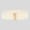 Andra modetillbehör Fashion Lady Wide Belts Women Wide Elastic Belt Buckle midjeklänning Stretch Belts 230802