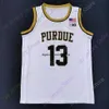 Purdue Boilermakers Camisa de basquete NCAA College Zach Edey Fletcher Loyer Braden Smith Caleb Furst Brandon Newman Gillis Kaufman-Renn Robinson Ivey Morton Y