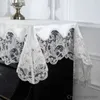 Dust Cover High-end Lace Piano Cover Half Cover 100*200cm Korean Piano Cloth Piano Towel Princess Style White Piano Full Cover R230803