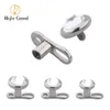 Labret läpp piercing smycken 5pcslot höger grand astm 36 14g 2hole internt gängade cz dermal förankringstoppar och basmikrodermaler 230802