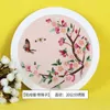 Produits de Style chinois fleurs bricolage broderie chinoise point de croix cerceau en bambou couture à la main couture artisanat peinture décor à la maison