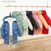 W dół płaszcz w dół płaszcz dla dzieci kurtki zimowe płaszcze dzieci grube dzieci ciepłe odzież wierzchnią dla dziewcząt snowsit ubrania płaszcza stałe kolor t230803