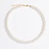 Chains Pearl Necklace Perfect Round For Women Winter Sweater 4mm 6mm 8mm 10mm