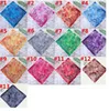 55*55CM Paisley Bandana Tie Dye Magic Hiphop Head Wrap Polsband Hoofdband Double Side Print Multifunctionele Hoofddoek zijde C265