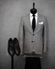 Costumes pour hommes Est Design pied-de-poule hommes 2023 dernier marié mariage Tuxedos Costume Homme 2 pièces