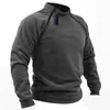 Mens Hoodies Sweatshirts Tactical Outdoor Polar Fleece Jacket Hunting Clothes Warm Zipper Pullover Man Windproof Coat Thermal Hiking Sweater 230802