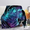 Blankets Print Wolf Pattern King Queen Size All Super Soft Lightweight Blanket for Bed SofaWarm 230802