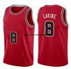 Lonzo 2 Ball Zach 8 Lavine Basketball Jersey Demar 11 Derozan Mens 23 33 Red White Black Stripe 2022 M