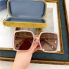 New luxury designer 2023 new G family square large frame sunglasses women ins net red same style face Sunglasses GG0903