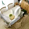 Tkanina stołowa 3D Nature Flower Print Ostrefloth Odporny na pył domowy dom do jadalni mata kawowa impreza prostokątna okładka