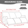 Chair Covers 1 2 3 4 Seater Recliner Sofa Relax Lazy Boy Cover Elastic Reclining Armchair Slipcovers Furniture Protector 230802