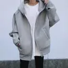 Женские толстовки 2023 Осень/Зимние персонализированное уличное свитер на молнии на молнии