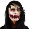 Party Masks Horror Mask Halloween Scary Black Long Hair Ghost Headgear Haunted House Tricky Props Terror Party Costume Dress Up L230808