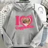 Herrtröjor jag älskar capybaras hoodie kvinnliga mäns par kappa hösten streetwear kläder roliga capybara gåva tshirt anpassade tröjor