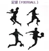 Wandklokken DHL 10 Stuks 12 Inch Creatieve Voetbal Voetbal Acryl Klok Quartz Mute Kinderkamer Decor